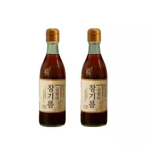 통깨 100% 고소한 금방아 참기름 350ml+350ml