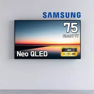 삼성 75인치 Neo QLED 퀸텀닷 4K UHD 스마트 TV 75QN85 스탠드 벽걸이