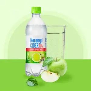 나랑드사이다 1박스 동아오츠카 24개입 그린애플맛 500ml 제로