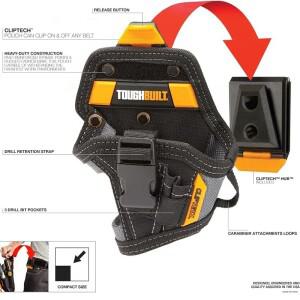 TOUGHBUILT TB-CT-20-S 드릴 홀스터 소형 세트 특수 파우치 전기 장식 휴대용 내구성 도구 가방
