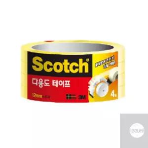 리우미 3M 스카치 테이프 75MM코어 508 리필 12X20X4롤 문구 세트 학생용