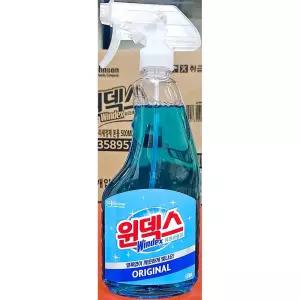 {(윈덱스 500ml 유리용) X12} 유리세정제/얼룩/제거/유리/크리너/세정제/대용량/업소용/가정용/다용도/강력
