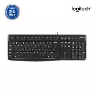 로지텍 유선키보드, K120 NEW 블랙 USB 키스킨포함