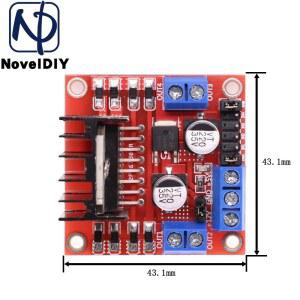 1PCS L298N 드라이버 DIY 스마트 5V ARDUINO 보드 스테퍼 브레드 자동차 펠티어 모듈 L298 고전력 모터 로봇