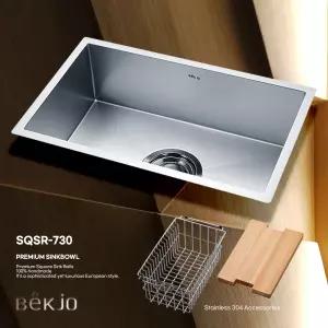 백조 SQSR780 사각싱크볼 씽크볼 교체 주방 리모델링