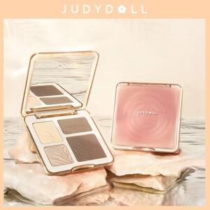 Judydoll 형광펜 컨투어 브론저 팔레트  메이크업 천연 페이셜 3D 코 섀도우 오래 지속되는 방수 화장품
