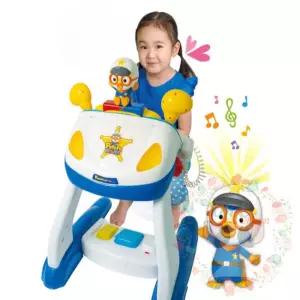 옥이드림 폴리스 드라이브 멜로디완구 운전대장난감 핸들운전놀이