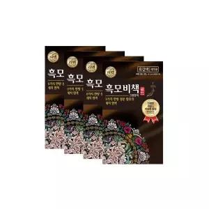리엔 흑모비책 골드 흑갈색 90g 4개