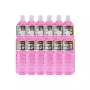 타이거 에탄올 사계절용 워셔액1.8L x 12개 자동차