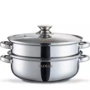 바이마르 엔틱 스테인레스 2단 인덕션 찜솥