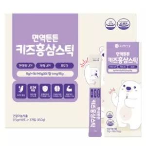 [홍익삼] 면역튼튼 주니어 키즈 홍삼스틱 30포