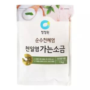 청정원 천일염 가는소금 1kg