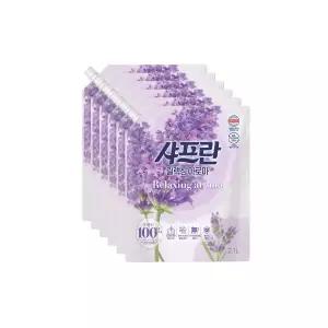 샤프란 섬유유연제 아로마 리필 2.1L x6
