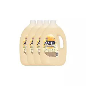 샤프란 코튼 3.1L 용기 4개