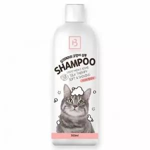 브리더랩 실크테라피 고양이 샴푸 300ml/알로에 추출물 모발