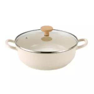 풍년 웍 전골냄비 마블 인덕션 유리뚜껑 국산 24cm BNS