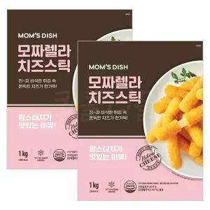 맘스터치 모짜렐라 치즈스틱 1kg x 2개