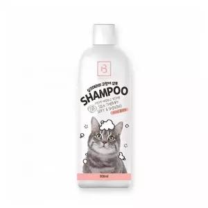 브리더랩 실크테라피 고양이 샴푸 300ml/반려묘/캣샴푸/보습/윤기/피부/고양이샴푸/린스/목욕/샤워/털보호