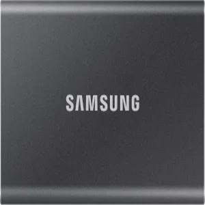삼성 T7 포터블 SSD - 2TB USB 3.2 2세대 외장 티타늄 그레이 MU-PC2T0T/WW