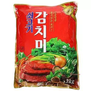 감치미 쇠고기 맛조미료 분말소스 2Kg 찌개양념 업소용 육수 양념요리pqr115