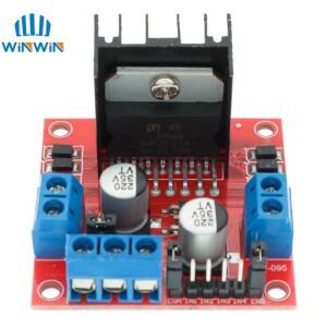 L298N  드라이버 컨트롤러 보드 Arduino 듀얼 H 브리지  스테퍼 스마트 자동차 로봇 용 모듈