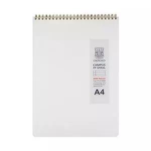 옥스포드 5000 밀크 PP 상철스프링 A4 무지 DJ103A4 노트 80매 개(1개입)...