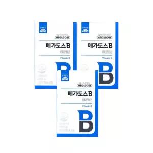 메가도스B 비타민B 컴플렉스 60정 X 3개 (6개월분)
