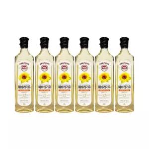 사조해표 해바라기유 900mL x 6개