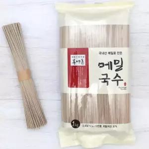 봉평촌 봉평 메밀국수 1kg opp 봉지형 2개 국내산 메밀 냉모밀 쫄면 비빔면 밀면 소바 막국수 냉면 콩국수 소면 모밀