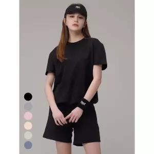 [하프클럽/에버라스트]에버라스트 여성 맨투맨 반팔 셋업 운동복 세트