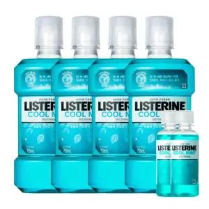 리스테린 쿨민트 750mL 4개 + 리스테린 쿨민트 100ml 2개 