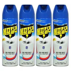 에프킬라 킨 500ml x 4개 모기약 살충제 킬라 모기 파리 벌레 약 퇴치 기피