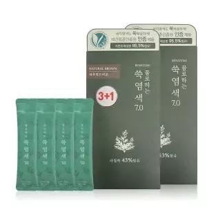 베네자임 물로하는 쑥염색 7.0 내츄럴브라운X2 (8회분)