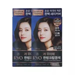려 우아채 염색약 새치크림 5N 자연갈색 x2