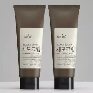 터치미 블랙슈가 제모크림 셀프 왁싱 제모제 200ml 2개