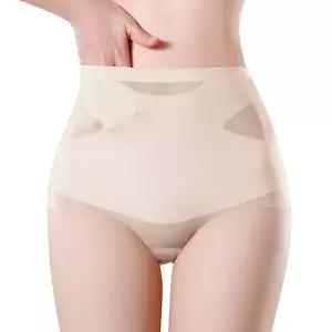 미미캐츠 2매 구성 얇고 시원한 스킨핏 노라인 하이웨스트 여성 똥배 보정팬티 2매 P-9322