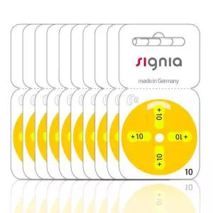 시그니아 보청기 10번(40EA) 배터리 건전지 밧데리