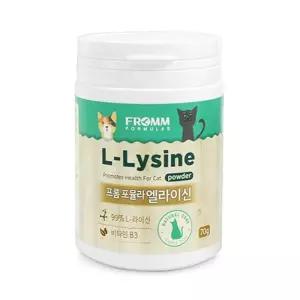 (프롬 포뮬라) 엘라이신 고양이영양제 (70g)/강아지/영양제/고양이/영양/간식/반려동물/반려견/반려묘/애견