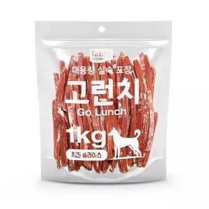 [하프클럽/베스트펫]테비 고런치 1KG - 치킨 슬라이스