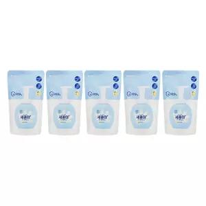 세균아꼼짝마 버블 핸드워시 레몬, 리필, 200ml, 5개