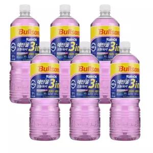 레인OK 에탄올 3in1 코팅 워셔액 1800ml 6개