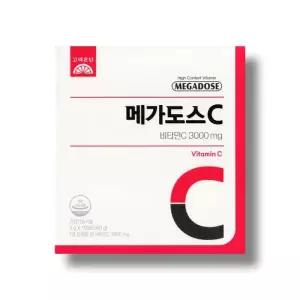 고려은단 메가도스C 비타민C 3000 3g 100포 1박스 /wb