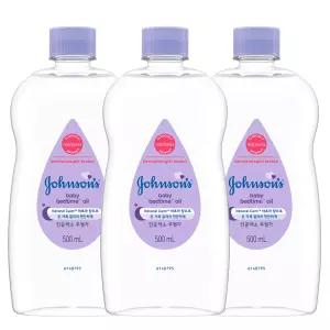 존슨즈베이비오일 존슨즈베드타임오일 500ml 3개