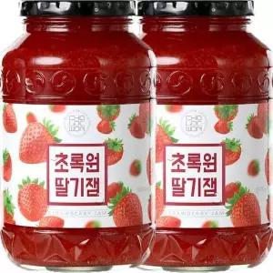 [셀러허브]초록원 딸기잼 2kg(1kg x 2병) (S46121582)