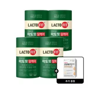 종근당건강 락토핏 당케어 4통(240포) 8개월분