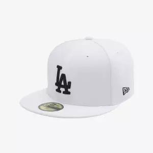 공용 MLB LA 다저스 베이직 피티드캡 옵틱 화이트 15131700