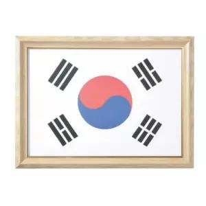 대상액자 태극기액자A3- 생활용품 원목색 A3용 사무용품 태극기