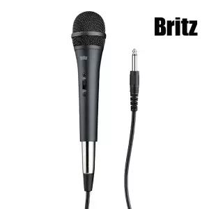 [브리츠] MC-1500B2K 다이나믹 유선 카페 공연 행사 노래방 마이크