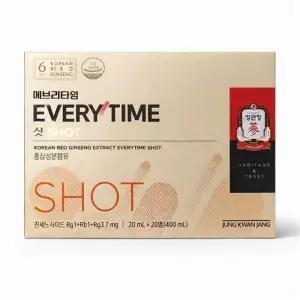 [웰빙창고] 정관장 에브리타임 샷 20ml 20병(쇼핑백동봉)