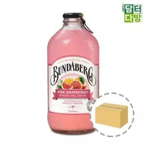분다버그 핑크 그래이프프루트 375ml (12병) 탄산음료 외국탄산음료 과즙탄산음료 탄산